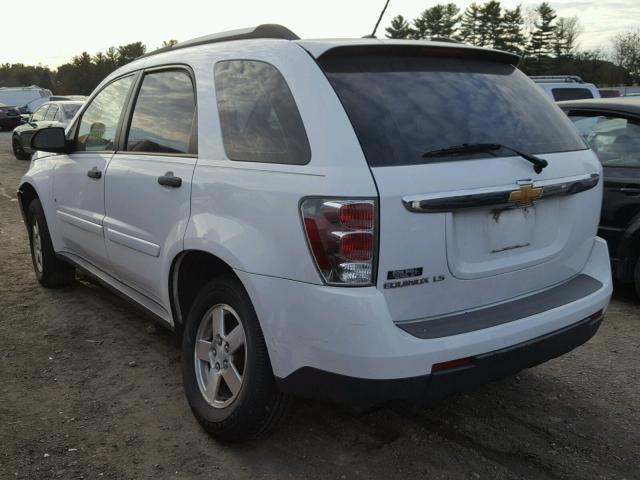 2CNDL13F796230083 - 2009 CHEVROLET EQUINOX LS WHITE photo 3