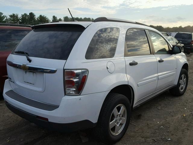 2CNDL13F796230083 - 2009 CHEVROLET EQUINOX LS WHITE photo 4