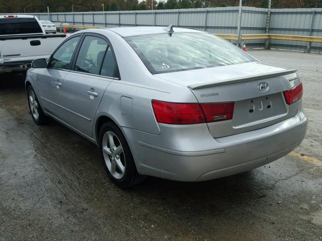 5NPEU46C99H480963 - 2009 HYUNDAI SONATA SE SILVER photo 3