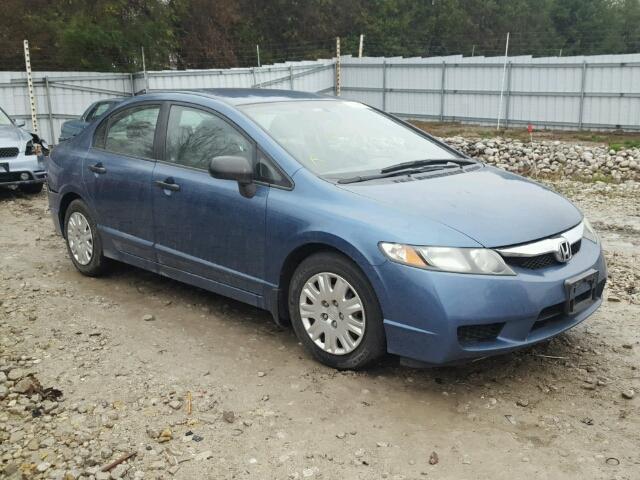 2HGFA16209H019728 - 2009 HONDA CIVIC DX BLUE photo 1