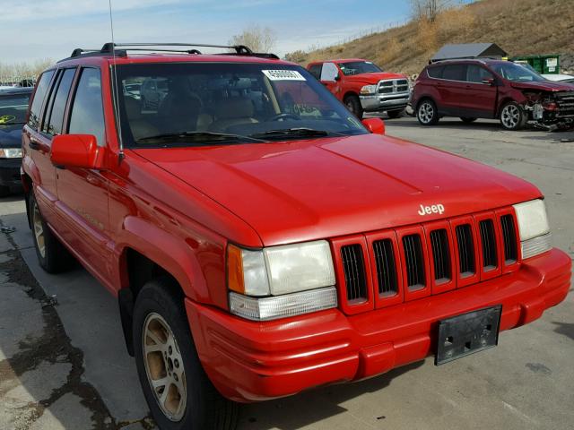 1J4GZ78Y3VC520720 - 1997 JEEP GRAND CHER RED photo 1