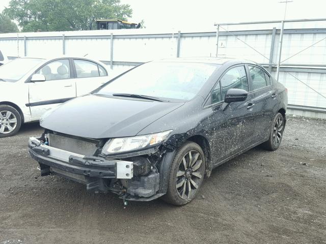 19XFB2F92EE247685 - 2014 HONDA CIVIC EXL 黑色 照片 2