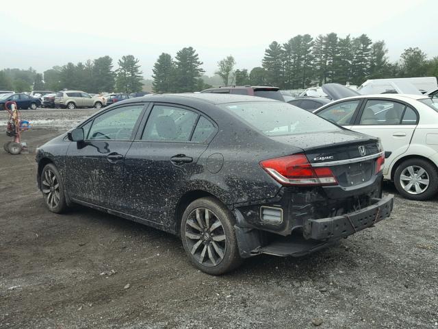 19XFB2F92EE247685 - 2014 HONDA CIVIC EXL 黑色 照片 3