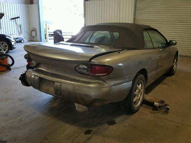 3C3EL55H8XT606799 - 1999 CHRYSLER SEBRING JX GRAY photo 4