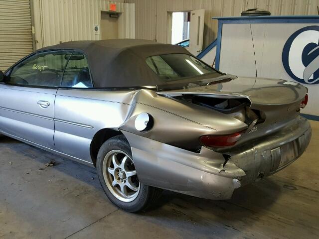 3C3EL55H8XT606799 - 1999 CHRYSLER SEBRING JX GRAY photo 9