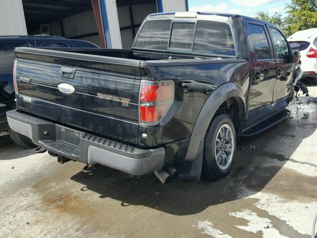 1FTFW1R61BFB08214 - 2011 FORD F150 SVT R BLACK photo 4