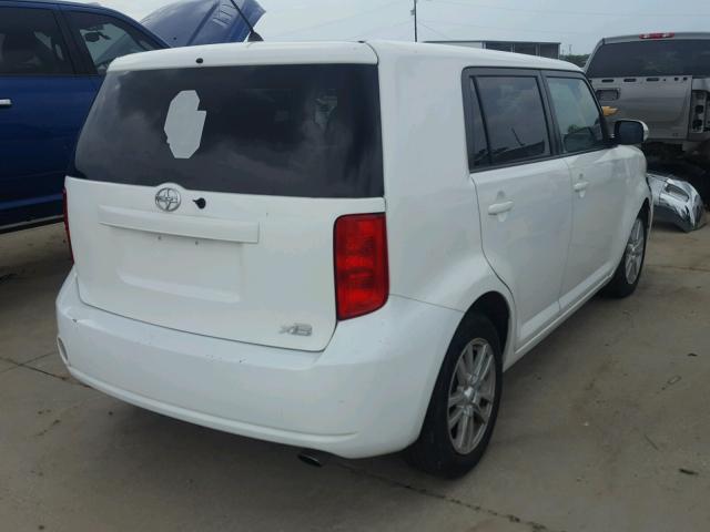 JTLKE50E891078699 - 2009 TOYOTA SCION XB თეთრი ფოტო 4