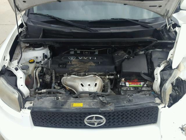 JTLKE50E891078699 - 2009 TOYOTA SCION XB თეთრი ფოტო 7