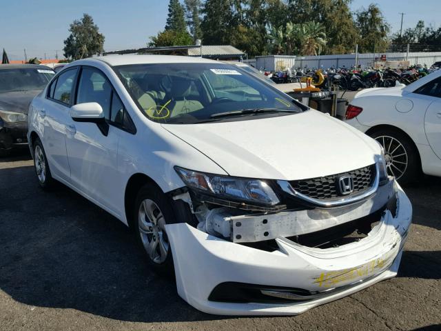 2HGFB2F53FH565562 - 2015 HONDA CIVIC LX WHITE photo 1