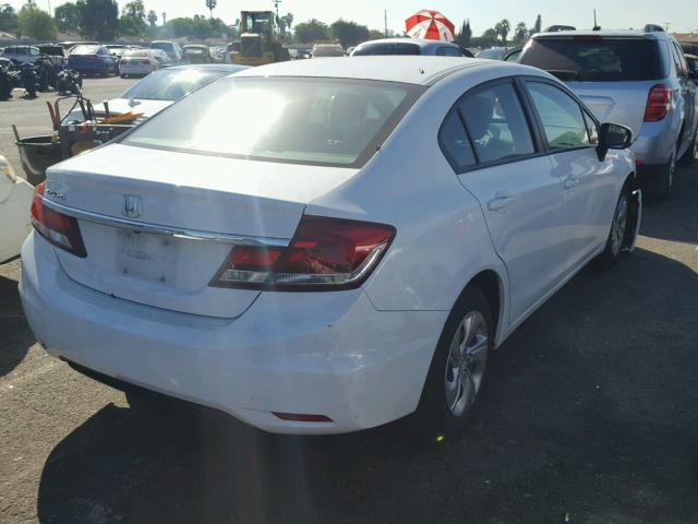 2HGFB2F53FH565562 - 2015 HONDA CIVIC LX WHITE photo 4