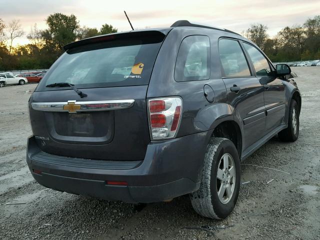 2CNDL23F386283657 - 2008 CHEVROLET EQUINOX LS CHARCOAL photo 4