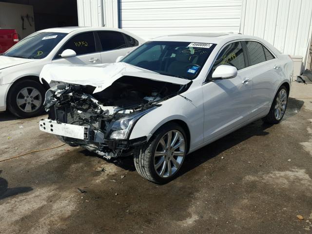 1G6AB5RX6F0114642 - 2015 CADILLAC ATS LUXURY WHITE photo 2