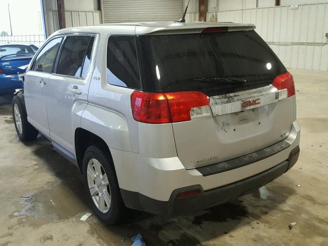 2GKALMEK1C6212709 - 2012 GMC TERRAIN SL SILVER photo 3