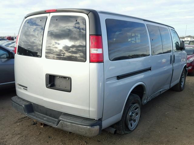 1GNSGCF40E1199351 - 2014 CHEVROLET EXPRESS G1 SILVER photo 4