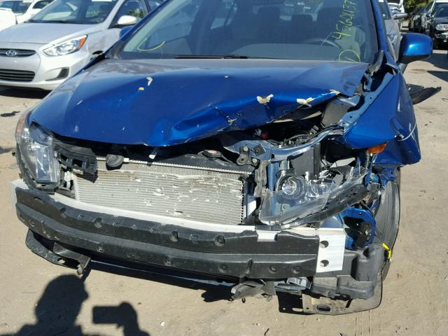 2HGFB2F52CH581599 - 2012 HONDA CIVIC LX BLUE photo 9