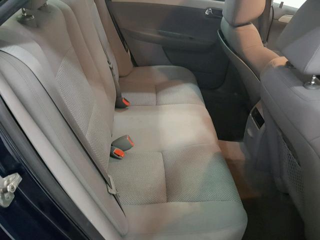 1G1ZB5EB6AF298795 - 2010 CHEVROLET MALIBU LS Mavi foto 6