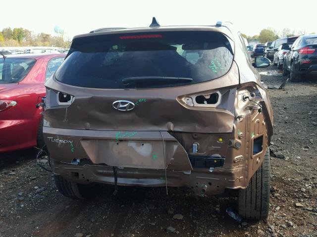 KM8J3CA26GU026551 - 2016 HYUNDAI TUCSON LIM BROWN photo 9