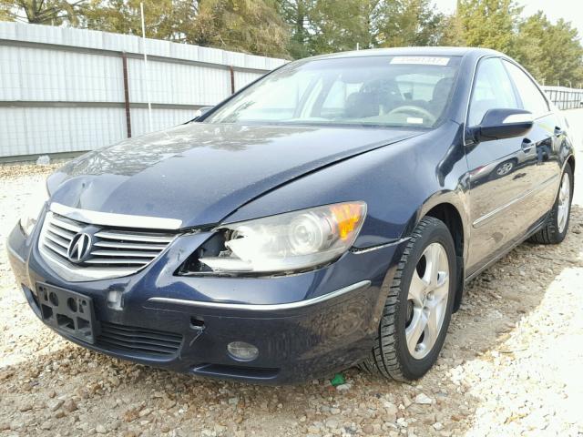 JH4KB16565C016087 - 2005 ACURA RL BLUE photo 2