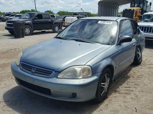 2HGEJ6619YH557181 - 2000 HONDA CIVIC BASE 青色 照片 2