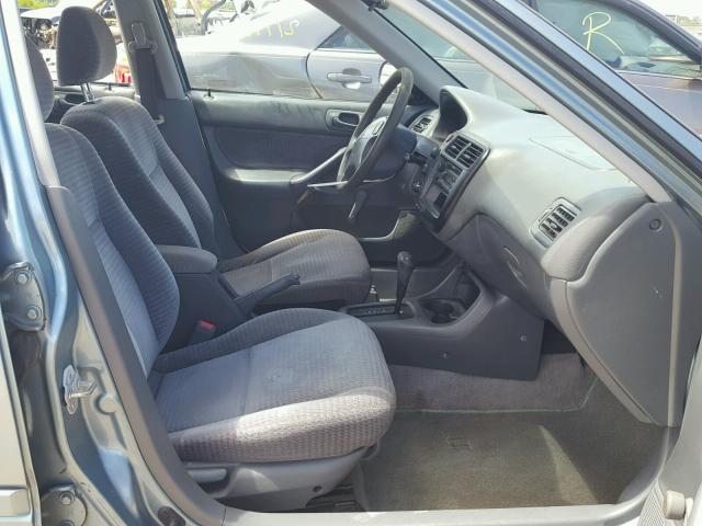 2HGEJ6619YH557181 - 2000 HONDA CIVIC BASE 青色 照片 5