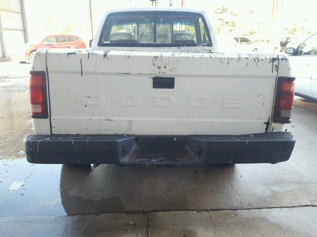 1B7FL26X2PS231918 - 1993 DODGE DAKOTA WHITE photo 6