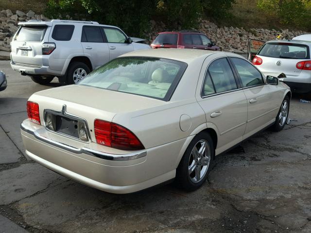 1LNHM86S22Y652231 - 2002 LINCOLN LS GOLD photo 4