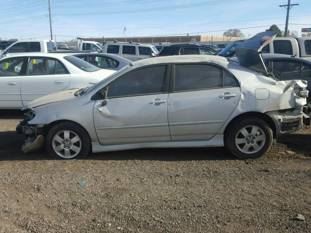 1NXBR30E65Z474042 - 2005 TOYOTA COROLLA CE SILVER photo 9