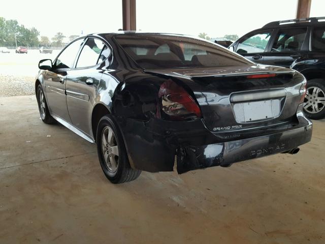 2G2WP552171119921 - 2007 PONTIAC GRAND PRIX BLACK photo 3