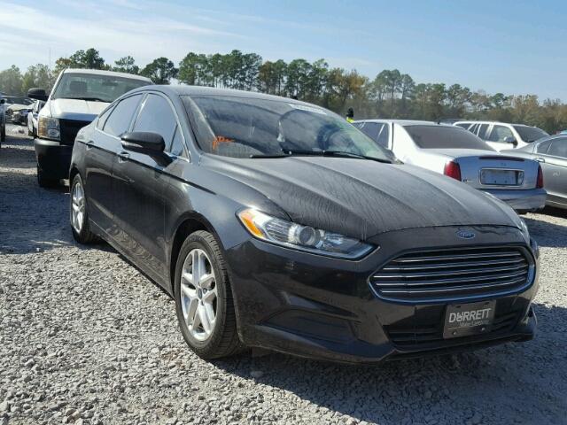 3FA6P0H70ER171285 - 2014 FORD FUSION SE BLACK photo 1