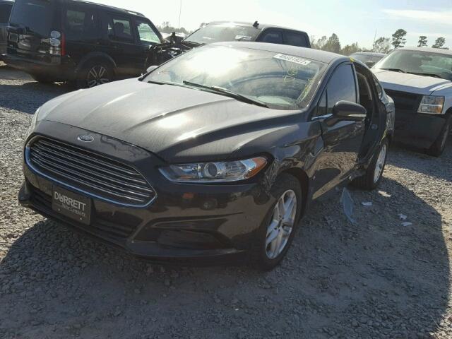 3FA6P0H70ER171285 - 2014 FORD FUSION SE BLACK photo 2