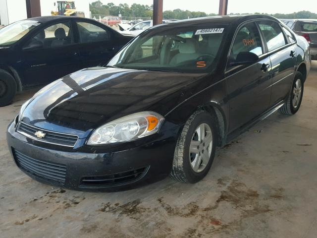 2G1WF5EK5B1306384 - 2011 CHEVROLET IMPALA LS BLACK photo 2