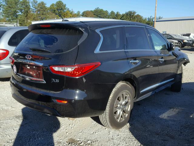 5N1AL0MN8DC350283 - 2013 INFINITI JX35 BASE BLACK photo 4