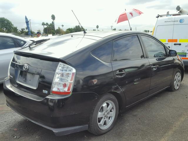 JTDKB20U773278548 - 2007 TOYOTA PRIUS BLACK photo 4