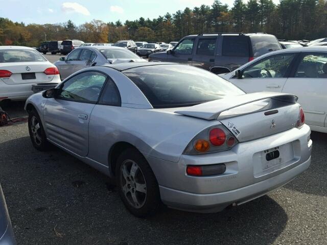 4A3AC44G44E045099 - 2004 MITSUBISHI ECLIPSE SILVER photo 3