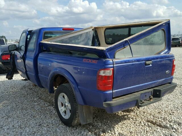 1FTYR14U85PA78701 - 2005 FORD RANGER SUP BLUE photo 3