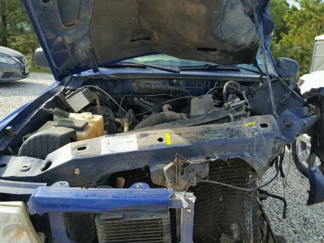 1FTYR14U85PA78701 - 2005 FORD RANGER SUP BLUE photo 7