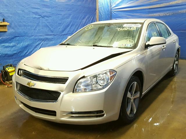 1G1ZC5E19BF314297 - 2011 CHEVROLET MALIBU 1LT ბეჟი ფოტო 2