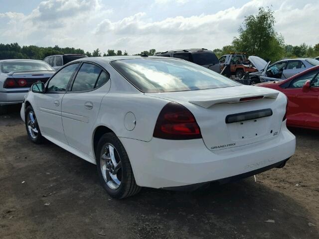 2G2WR524541111882 - 2004 PONTIAC GRAND PRIX Білий фото 3