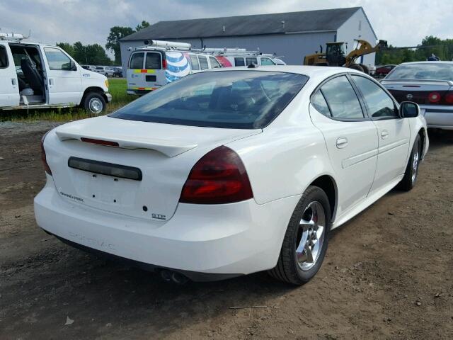 2G2WR524541111882 - 2004 PONTIAC GRAND PRIX Білий фото 4