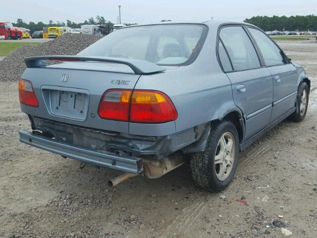 2HGEJ6613YH533524 - 2000 HONDA CIVIC BASE TEAL photo 4