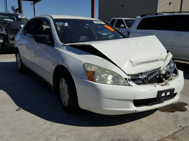 3HGCM56374G708359 - 2004 HONDA ACCORD LX WHITE photo 1