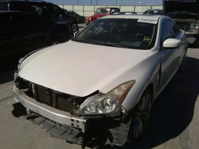 JNKCV64E58M103683 - 2008 INFINITI G37 BASE WHITE photo 2