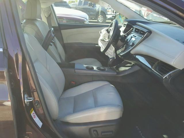 4T1BK1EB9FU149247 - 2015 TOYOTA AVALON XLE BURGUNDY photo 5
