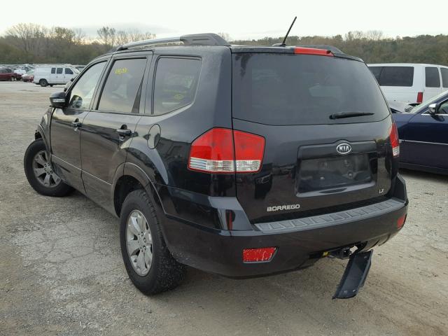 KNDJH741295020047 - 2009 KIA BORREGO LX BLACK photo 3