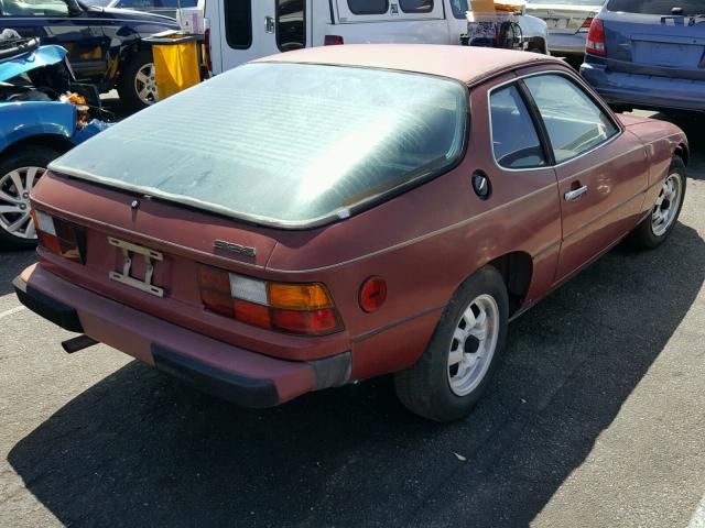 00000009247235652 - 1977 PORSCHE 924 BURGUNDY photo 4