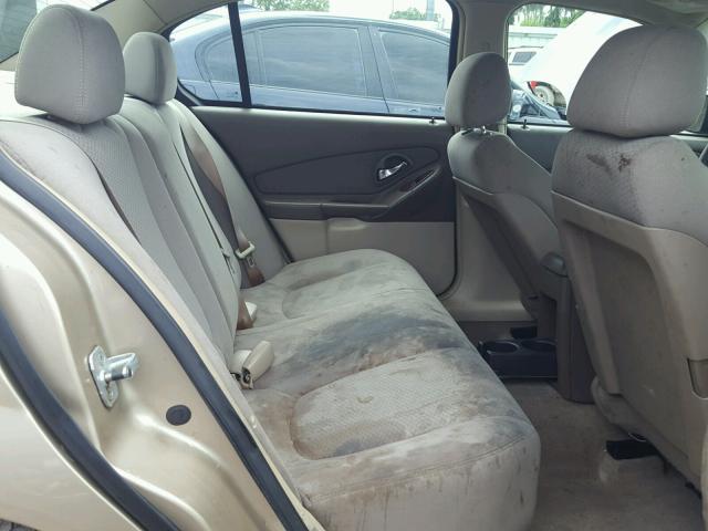 1G1ZS51F66F106615 - 2006 CHEVROLET MALIBU LS Алтын фото 6