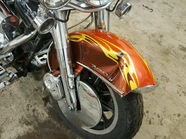 1HD1FDV15XY606075 - 1999 HARLEY-DAVIDSON FLHR ORANGE photo 9