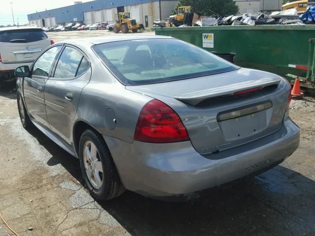 2G2WP552081156847 - 2008 PONTIAC GRAND PRIX GRAY photo 3