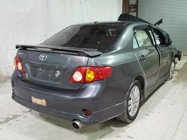 1NXBU4EE2AZ384670 - 2010 TOYOTA COROLLA BA BLUE photo 4