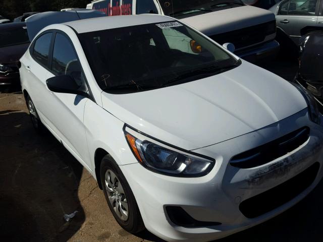 KMHCT4AE2GU115350 - 2016 HYUNDAI ACCENT SE WHITE photo 1